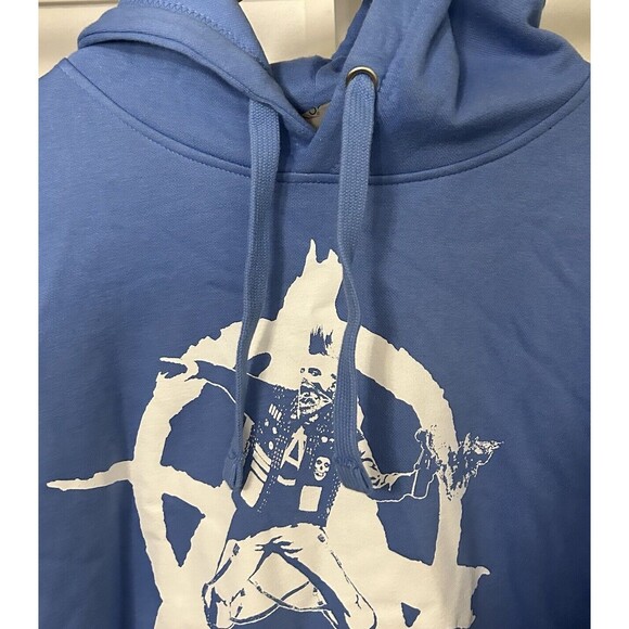 Sons of Anarchy Misfits band Hoodie Men's 2XL Blue Pullover New - Picture 5 of 9